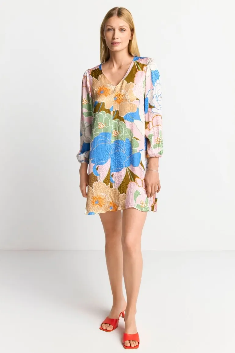 Blusenkleid Mit Blumenprint