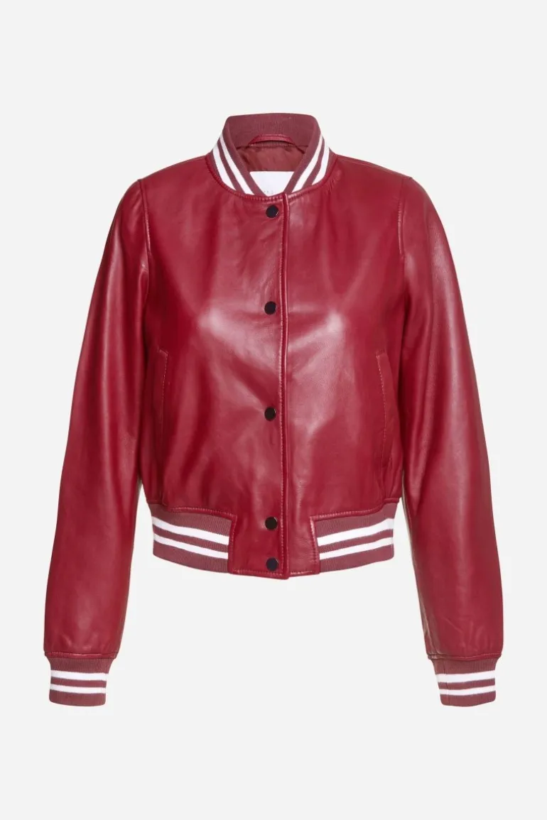 Bomberjacke Aus Leder