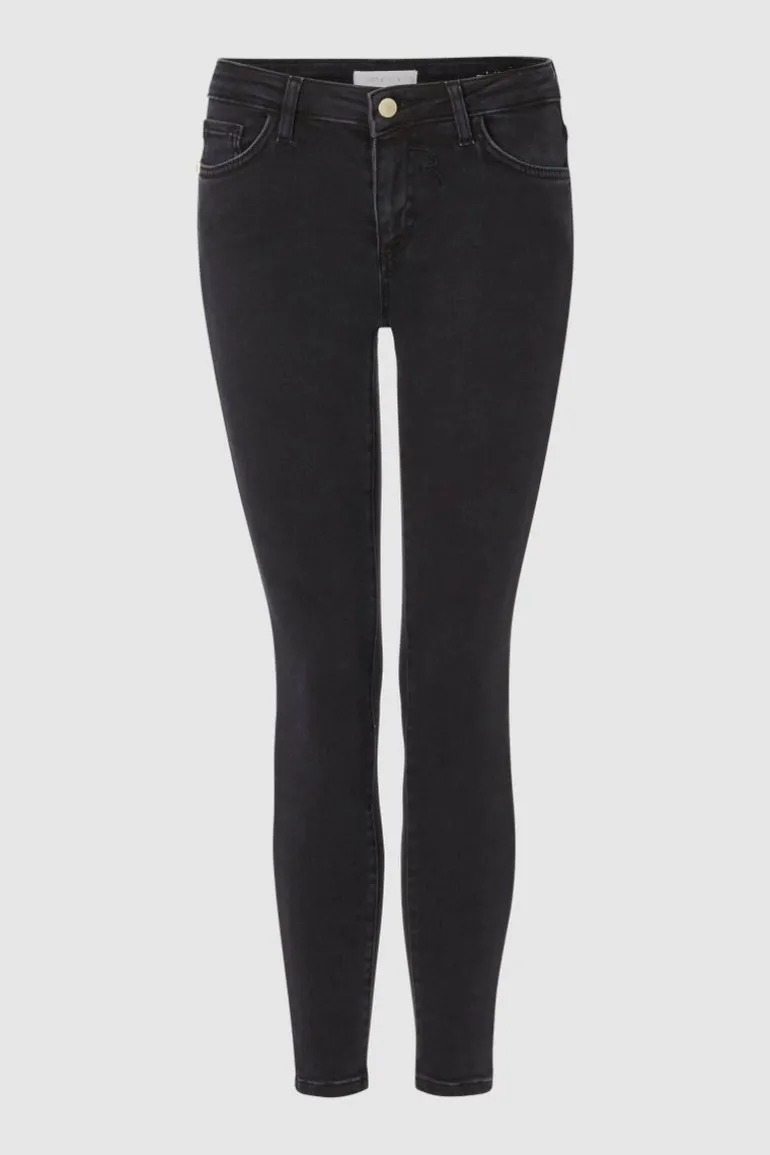 Denim In Satin-Stretch