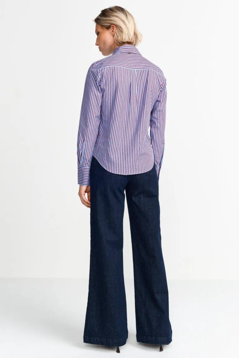 Gestreifte Hemdbluse