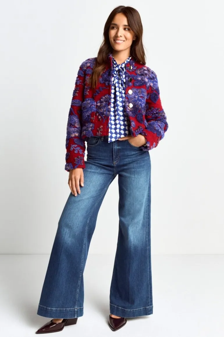 Jacke Mit Floralem Muster