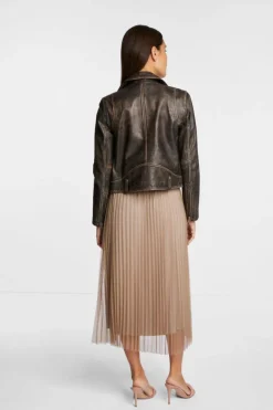Lederjacke