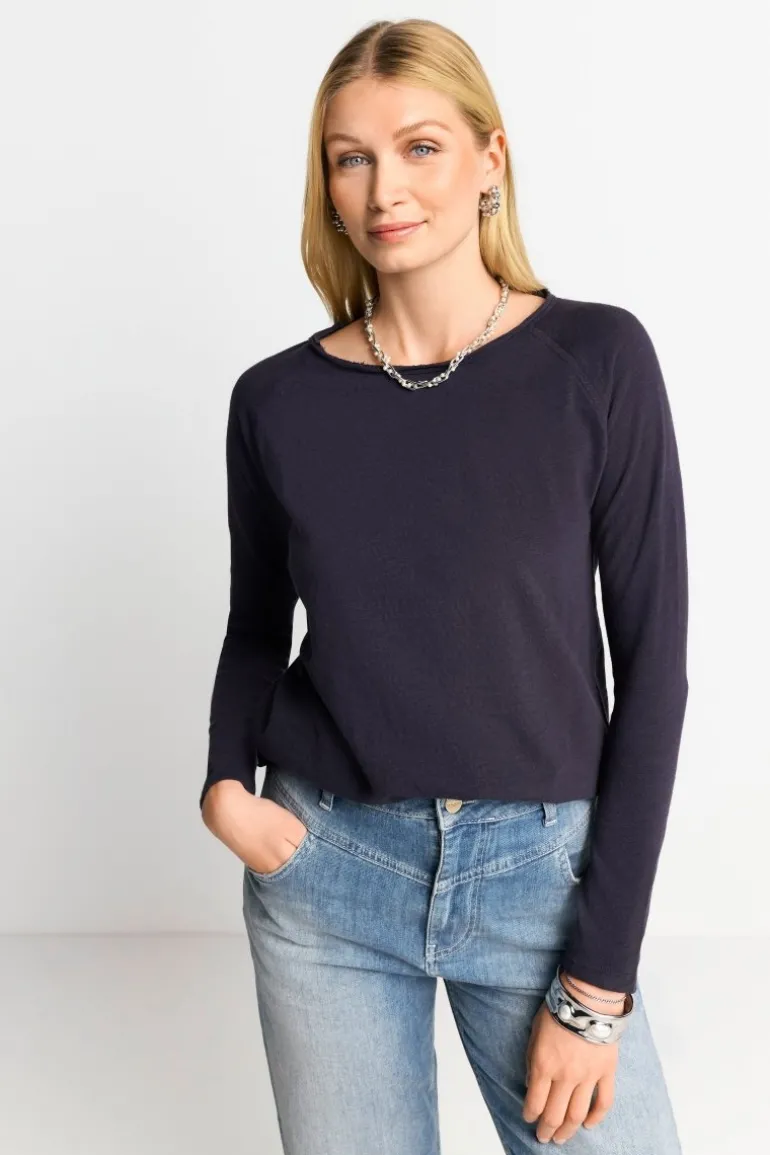 Longsleeve Aus Baumwolle
