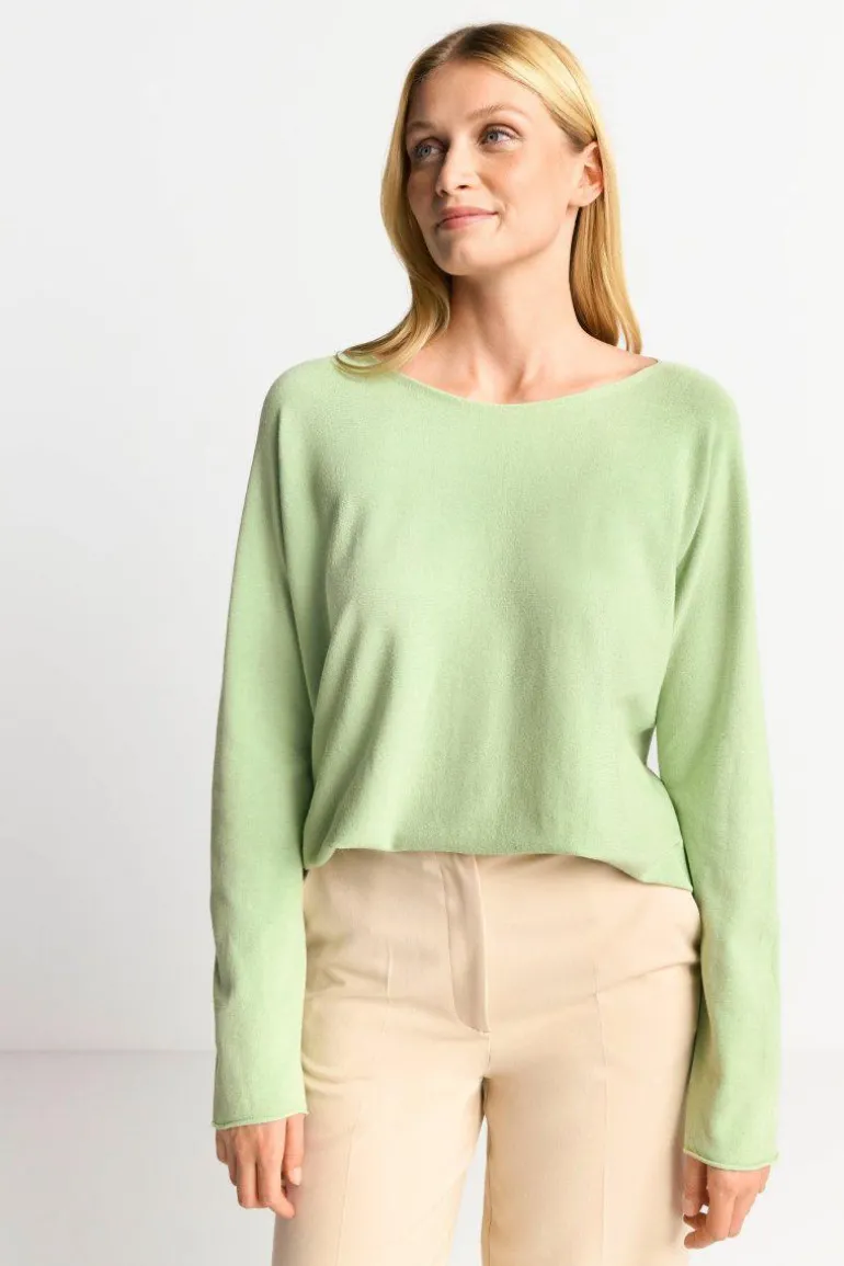 Nahtloser Strickpullover