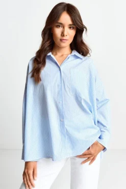 Oversized Hemdbluse