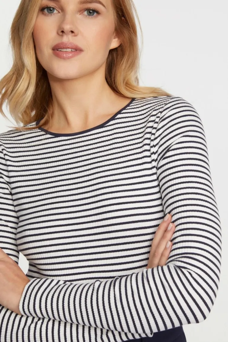Rib-Longsleeve Aus Bio-Baumwolle