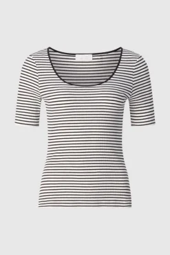 Rib-Shirt Aus Baumwolle