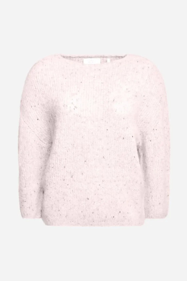 Strickpullover Mit überschnittenen Schultern