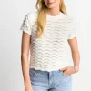 Strick-Shirt Mit Paillettendetails