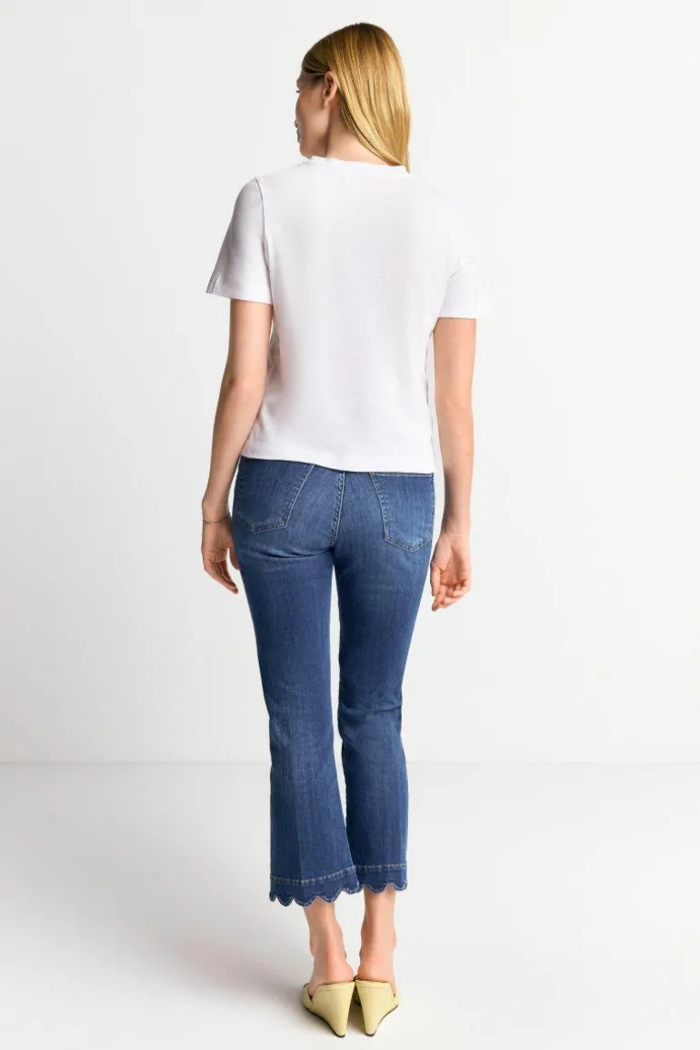 T-Shirt Aus Softer Baumwolle