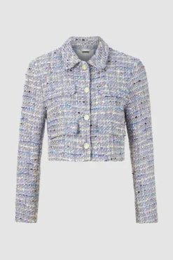 Bouclé-Jacke