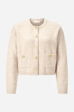 Cardigan Mit Goldfarbenen Knöpfen